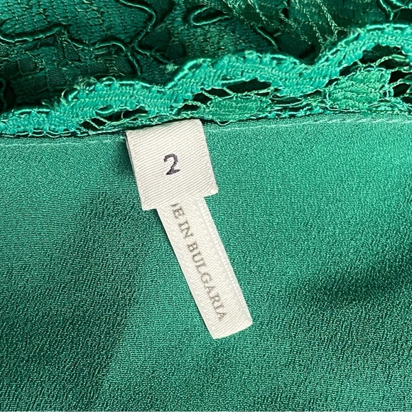 Sandro Riviera Lace Mini Dress in Green Sz 2 - Picture 11 of 15